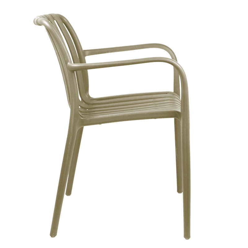 Πολυθρόνα Zoi pp σε cappucino απόχρωση 58.5x54x80εκ
