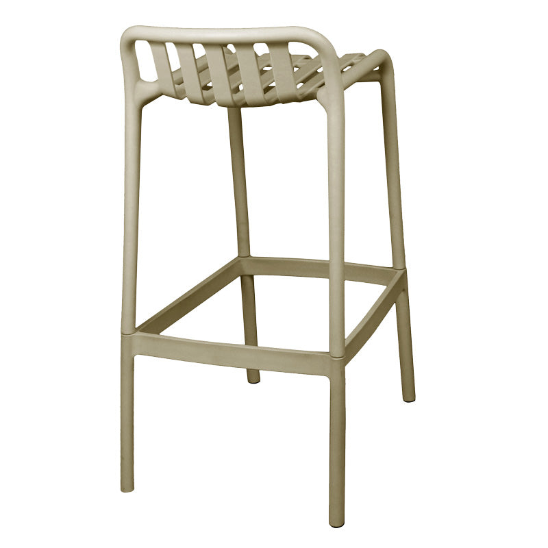 Σκαμπό μπαρ Zoi pp σε απόχρωση cappucino 36x56x87εκ