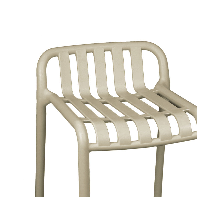 Σκαμπό μπαρ Zoi pp σε απόχρωση cappucino 36x56x87εκ