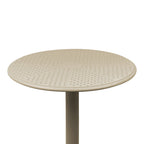 Τραπέζι Merkon pp σε cappucino απόχρωση Φ60x75εκ