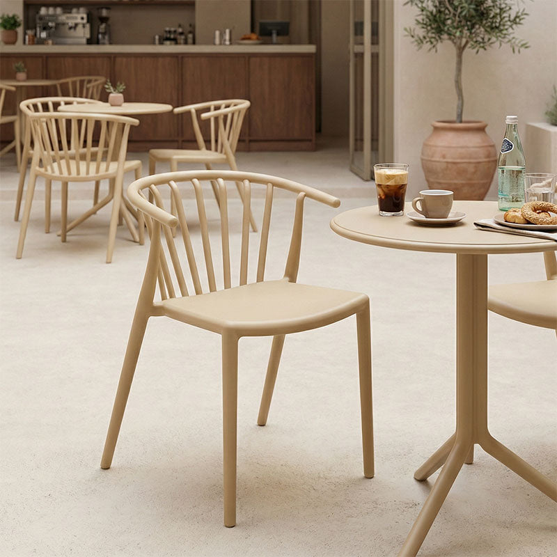 Πολυθρόνα Zelma pp σε ανοιχτή απόχρωση cappuccino 55x53x73εκ