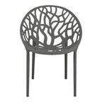 Πολυθρόνα Daren pp σε ανθρακί απόχρωση 59x60x79,5εκ