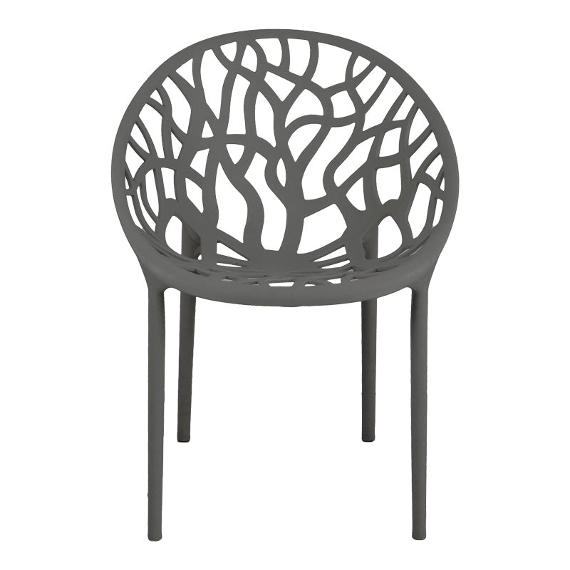 Πολυθρόνα Daren pp σε ανθρακί απόχρωση 59x60x79,5εκ