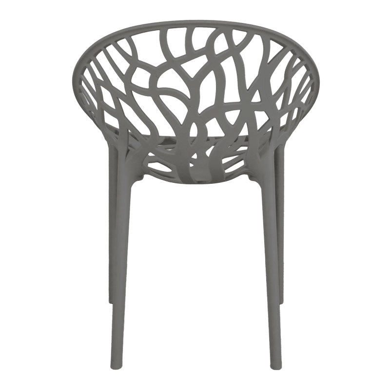 Πολυθρόνα Daren pp σε ανθρακί απόχρωση 59x60x79,5εκ