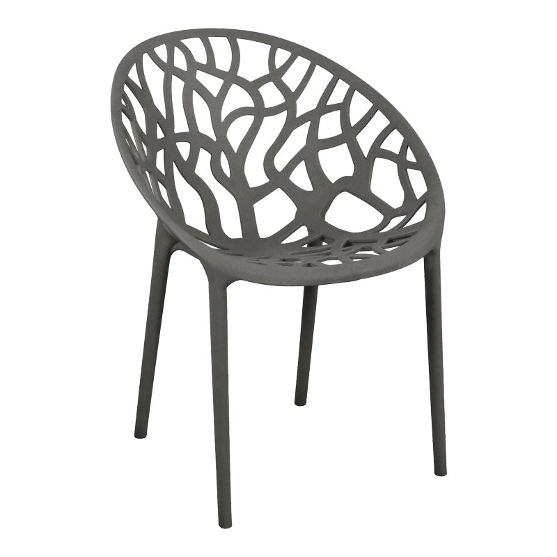 Πολυθρόνα Daren pp σε ανθρακί απόχρωση 59x60x79,5εκ