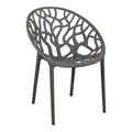 Πολυθρόνα Daren pp σε ανθρακί απόχρωση 59x60x79,5εκ