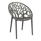 Πολυθρόνα Daren pp σε ανθρακί απόχρωση 59x60x79,5εκ