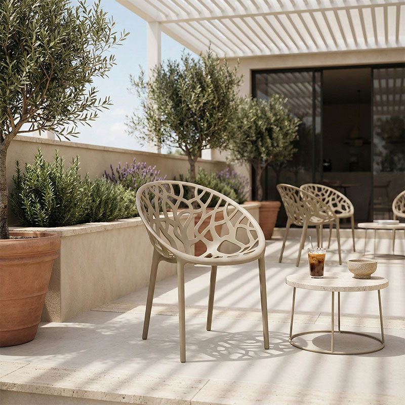 Πολυθρόνα Daren pp σε cappuccino απόχρωση 59x60x79,5εκ