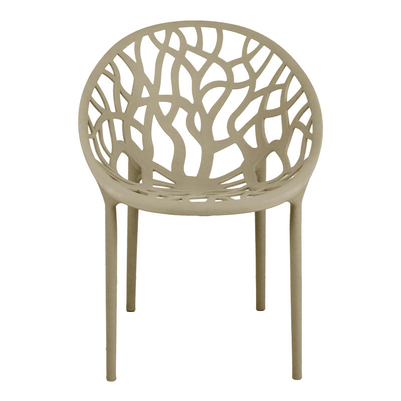 Πολυθρόνα Daren pp σε cappuccino απόχρωση 59x60x79,5εκ