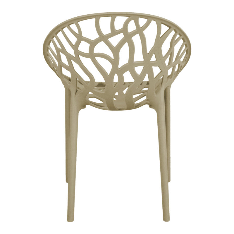 Πολυθρόνα Daren pp σε cappuccino απόχρωση 59x60x79,5εκ