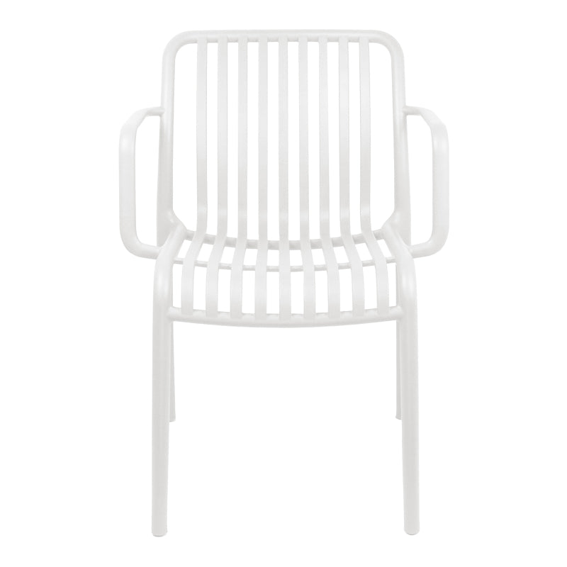 Πολυθρόνα Zoi pp σε λευκή απόχρωση 54x57.5x79εκ