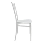 Καρέκλα Tiffany Ι pp σε λευκή απόχρωση 38.5x46.5x87εκ