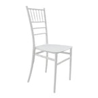 Καρέκλα Tiffany Ι pp σε λευκή απόχρωση 38.5x46.5x87εκ