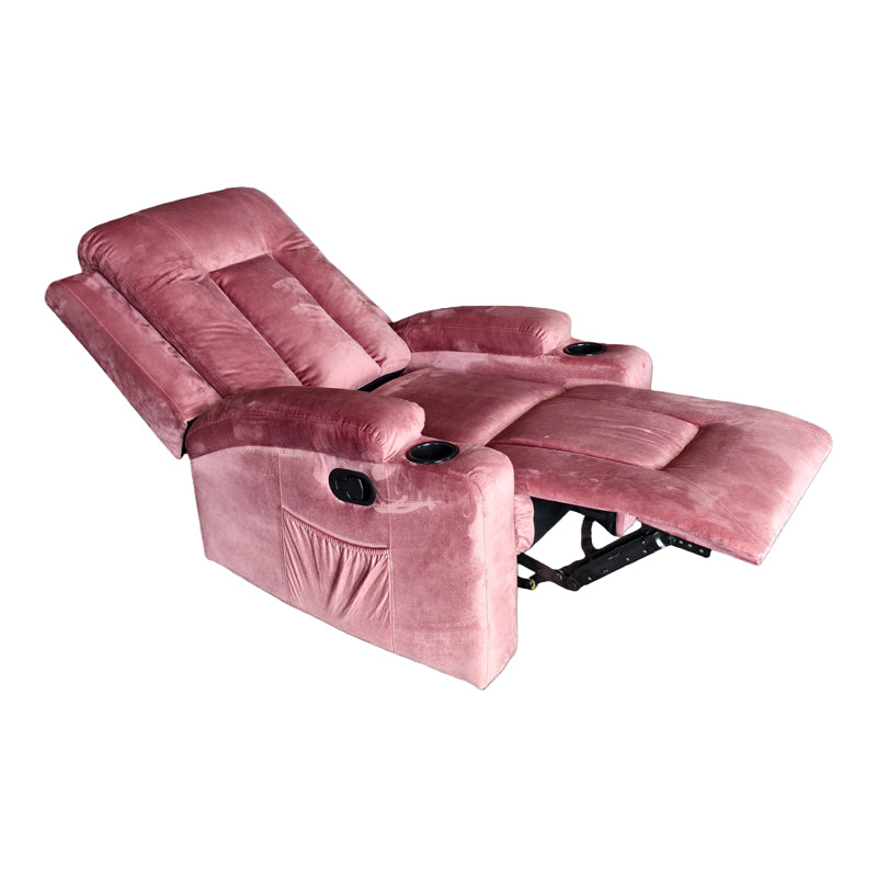Πολυθρόνα relax Gessel βελούδο σάπιο μήλο 80x90x98εκ