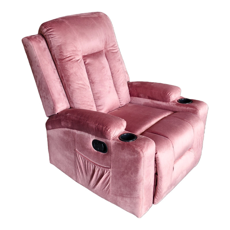 Πολυθρόνα relax Gessel βελούδο σάπιο μήλο 80x90x98εκ