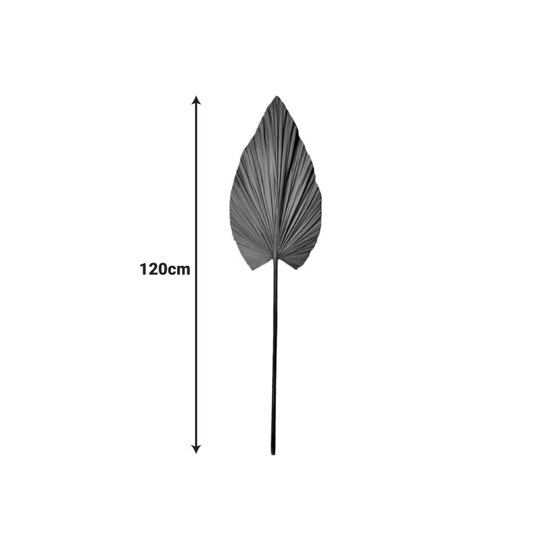Διακοσμητικό φύλλο Leafen I Inart φυσικό palm leaf 121εκ