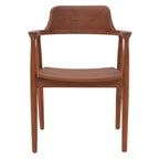 Πολυθρόνα Jambene teak ξύλο σε καρυδί απόχρωση 57x54x79εκ