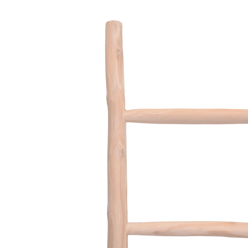 Σκάλα Morjeve teak ξύλο σε φυσική απόχρωση 50x6x160εκ