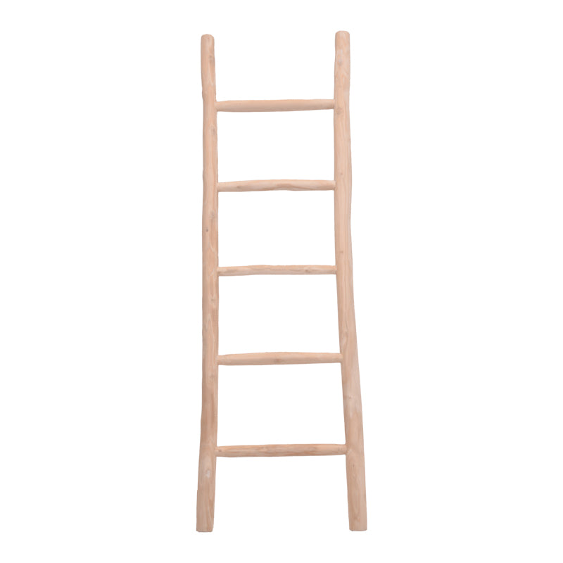 Σκάλα Morjeve teak ξύλο σε φυσική απόχρωση 50x6x160εκ