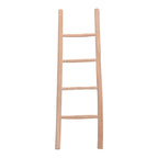 Σκάλα Morjeve teak ξύλο σε φυσική απόχρωση 45x6x150εκ