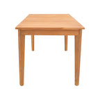 Τραπέζι Ory teak ξύλο σε φυσική απόχρωση 160x80x75εκ