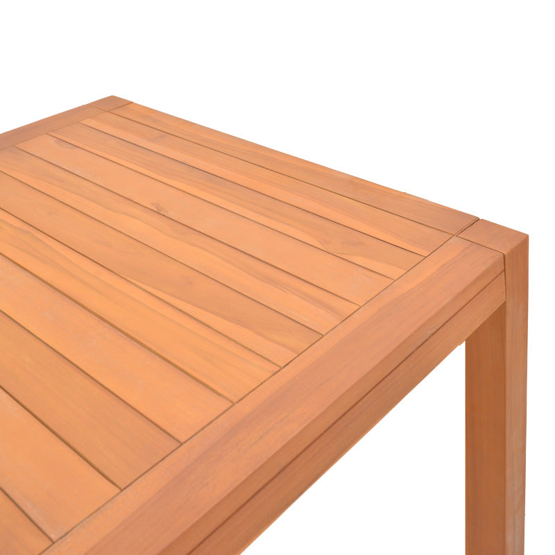Τραπέζι Vocaly teak ξύλο σε φυσική απόχρωση 200x100x75εκ