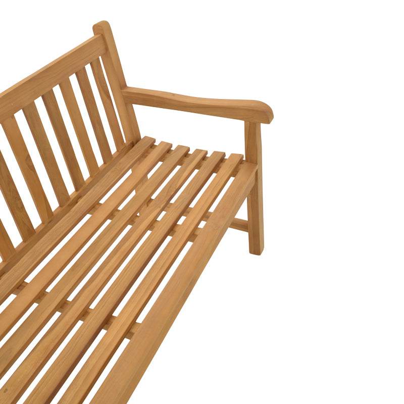 Καναπές Nat teak ξύλο σε φυσική απόχρωση 120x57x96εκ
