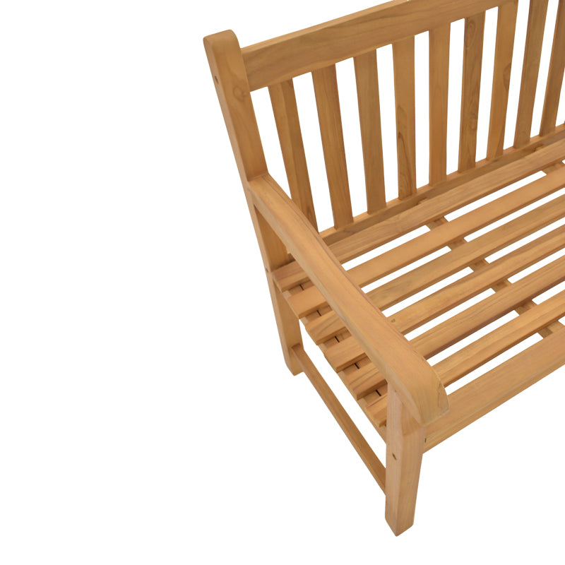 Καναπές Nat teak ξύλο σε φυσική απόχρωση 120x57x96εκ