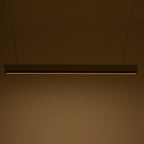Φωτιστικό οροφής Rafmole Led λευκό μέταλλο-ξύλο 120x7.5εκ