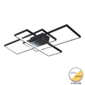 Φωτιστικό οροφής Luxane led μαύρο μέταλλο 105x60x7εκ