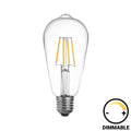 Λαμπτήρας LED ST64 Bulb dimmable 4W E27 2700K clear