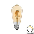 Λαμπτήρας LED ST64 Bulb dimmable 4W E27 2700K amber