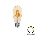 Λαμπτήρας LED ST64 Bulb dimmable 8W E27 2700K amber