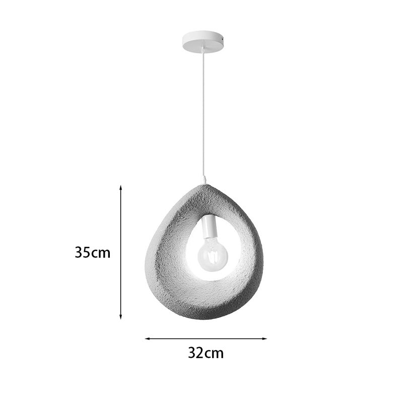 Φωτιστικό οροφής led Ferclyn E27 ps σε ανοιχτό γκρι 32x24x35εκ