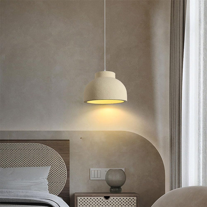 Φωτιστικό οροφής led Jenila E27 ps μπεζ Φ30x20εκ