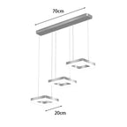 Φωτιστικό οροφής τρίφωτο Benor led μέταλλο χρυσό 70x20x15εκ