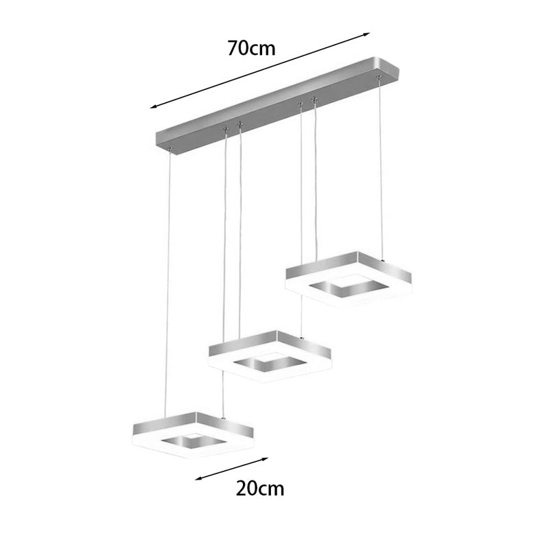 Φωτιστικό οροφής τρίφωτο Benor led μέταλλο χρυσό 70x20x15εκ