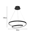 Φωτιστικό οροφής Rexon led μέταλλο μαύρο Φ49x12εκ