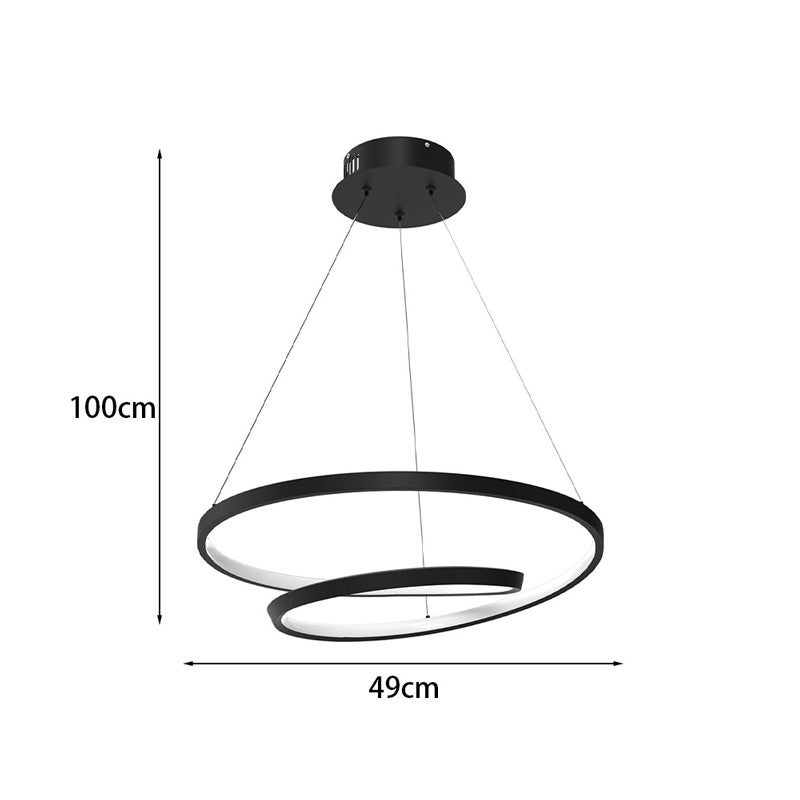 Φωτιστικό οροφής Rexon led μέταλλο μαύρο Φ49x12εκ