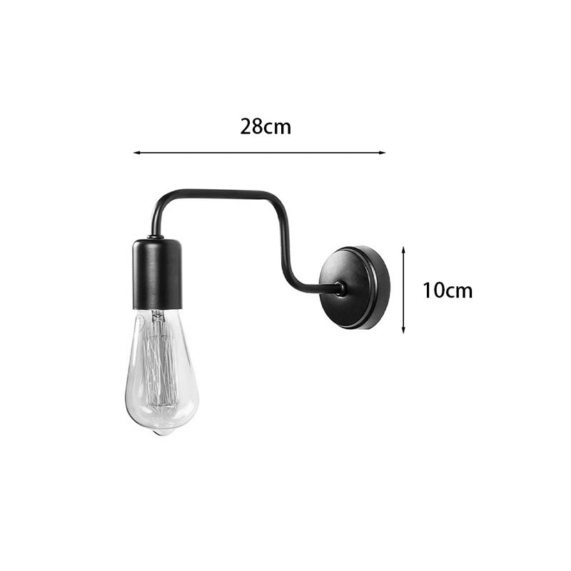 Φωτιστικό τοίχου-απλίκα Kerquin led μέταλλο μαύρο 28x10x11εκ