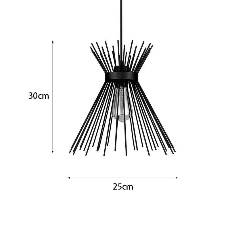 Φωτιστικό οροφής Candle I E27 μέταλλο μαύρο Φ25x30εκ