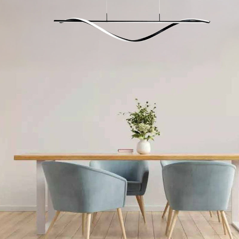 Φωτιστικό οροφής Infinity led μέταλλο μαύρο 120x12x150εκ