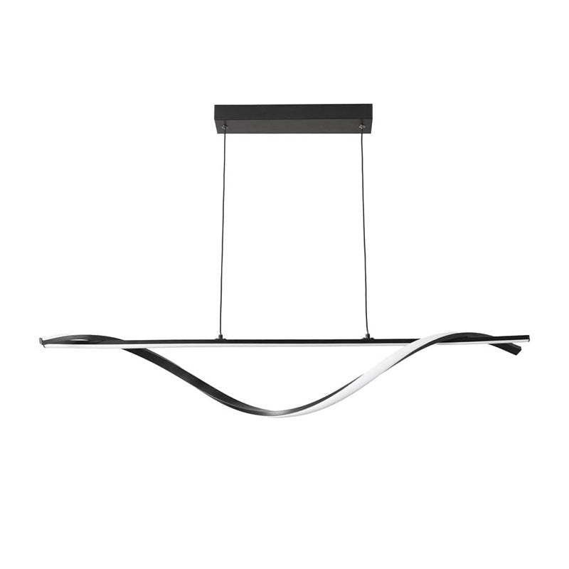 Φωτιστικό οροφής Infinity led μέταλλο μαύρο 120x12x150εκ