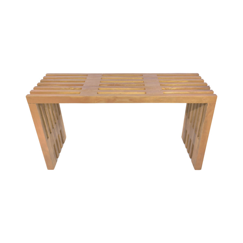 Παγκάκι Zen teak ξύλο σε φυσική απόχρωση 90x30x48εκ