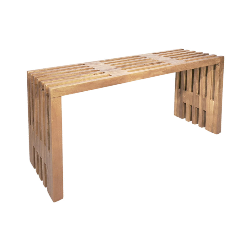 Παγκάκι Zen teak ξύλο σε φυσική απόχρωση 90x30x48εκ