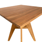 Τραπέζι Cadrada teak ξύλο σε φυσική απόχρωση 70x70x76εκ