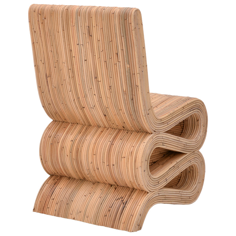 Πολυθρόνα Favorsy rattan σε φυσική απόχρωση 52x65x90εκ