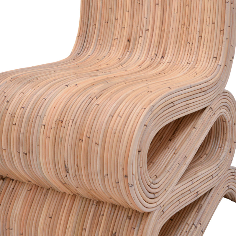 Πολυθρόνα Favorsy rattan σε φυσική απόχρωση 52x65x90εκ