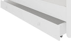 Παιδικό Κρεβάτι Leomari-Ροζ - Λευκό-160 x 80-Χωρίς προστατευτικό