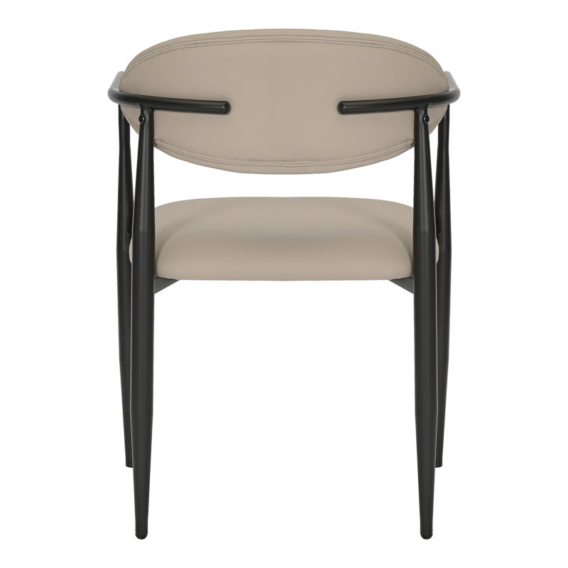 Πολυθρόνα Kalone pu σε γκρι-μπεζ απόχρωση 56x55x78εκ